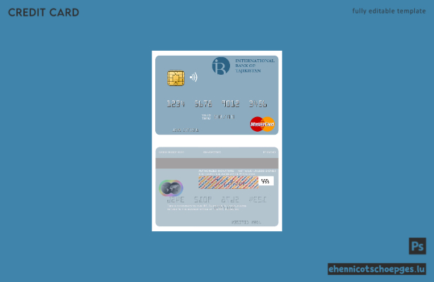 Beispielvorschau für Tadschikistan IBT Mastercard